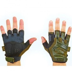 Перчатки тактические Mechanix M-Pact (реплика) беспалые олива